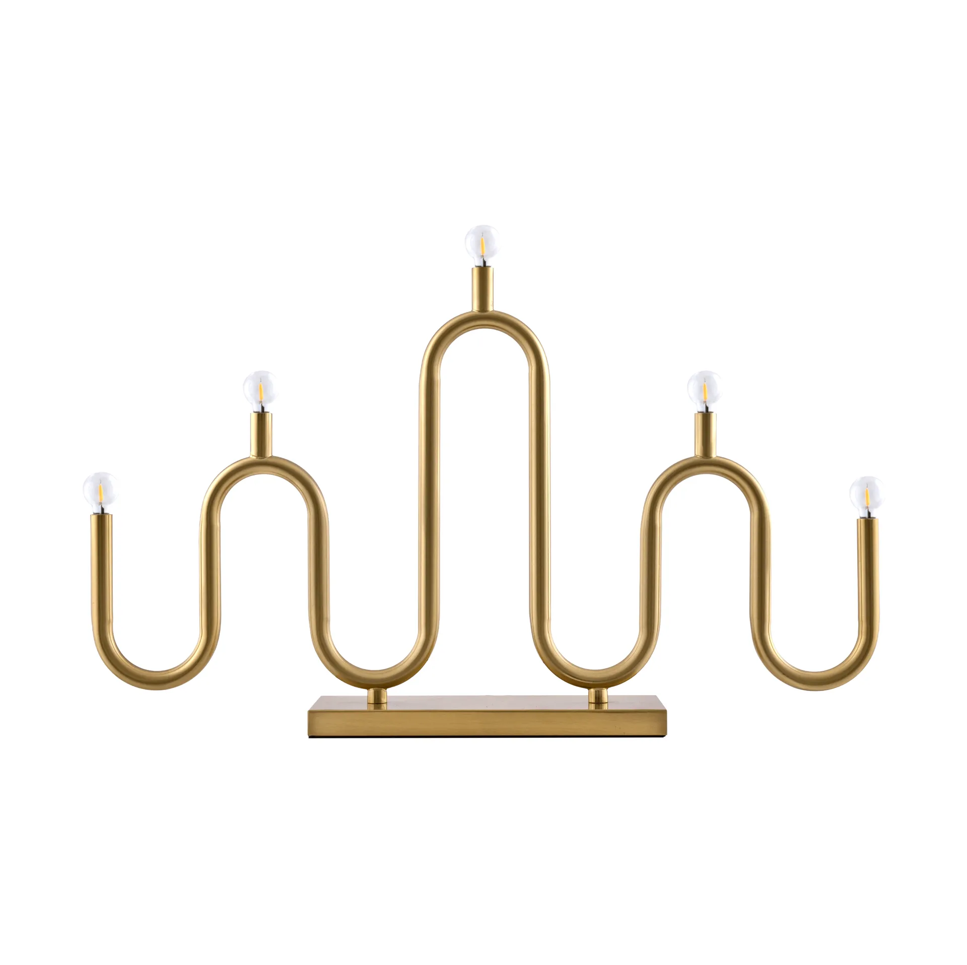Noel 5 advent candle, Brushed brass Globen Lighting