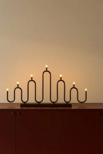 Noel 7 advent candle - Bronze - Globen Lighting