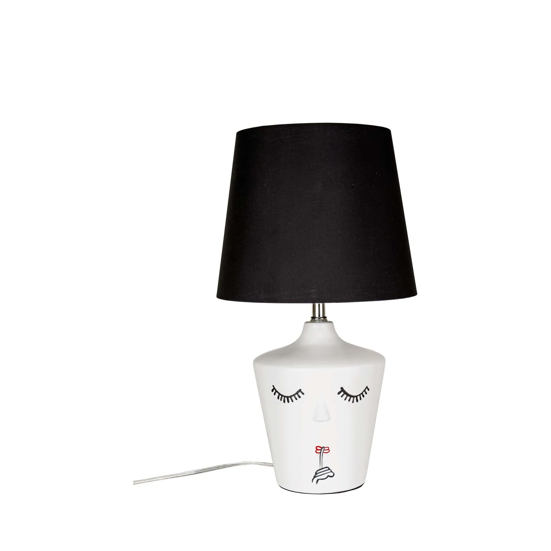 Nora table lamp, Black and white Globen Lighting