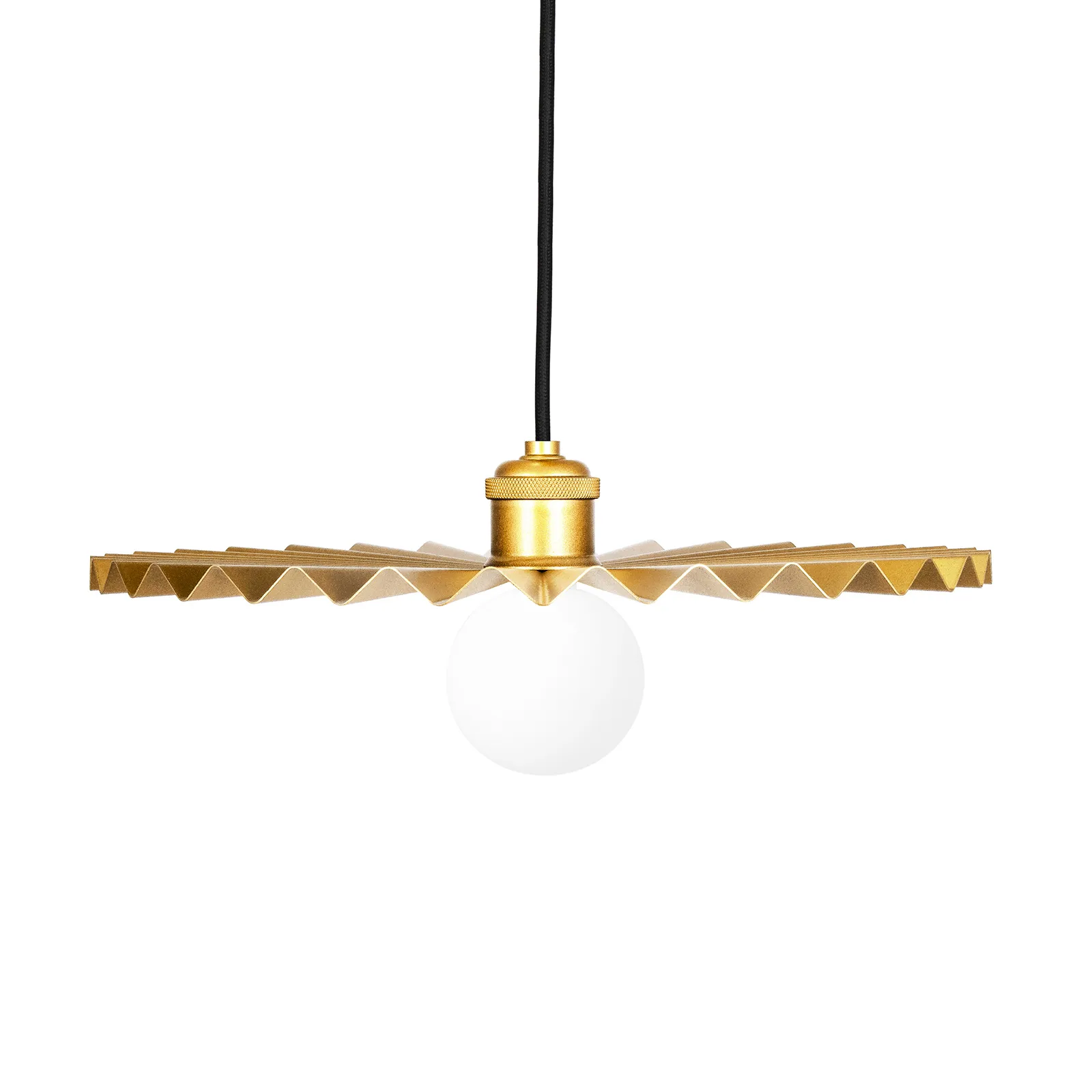 Omega pendant lamp 50 cm, brushed brass Globen Lighting