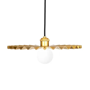 Omega pendant lamp 50 cm - brushed brass - Globen Lighting
