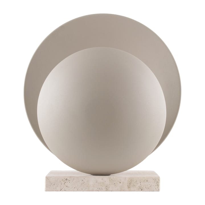 Orbit table lamp, Beige-Travertinee Globen Lighting