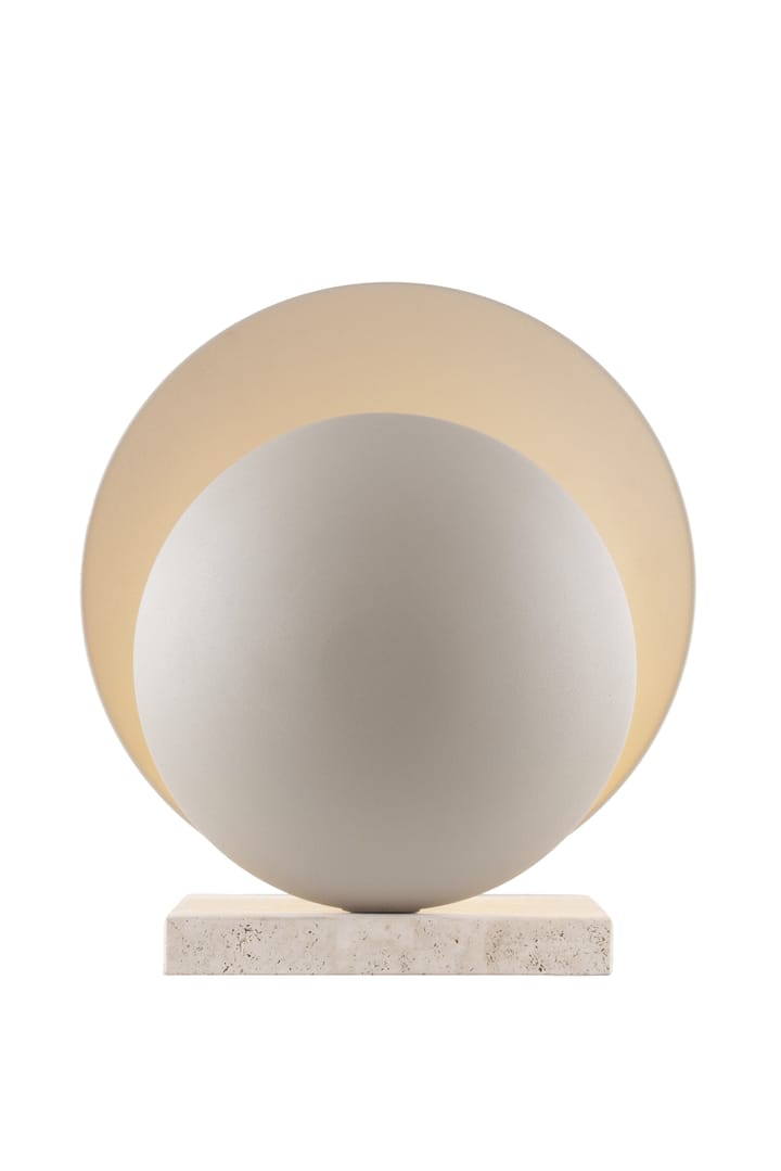 Orbit table lamp, Beige-Travertinee Globen Lighting