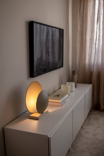 Orbit table lamp - Beige-Travertinee - Globen Lighting