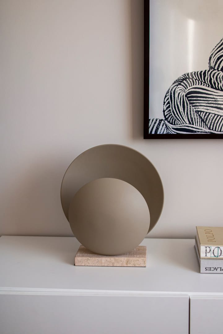 Orbit table lamp, Beige-Travertinee Globen Lighting