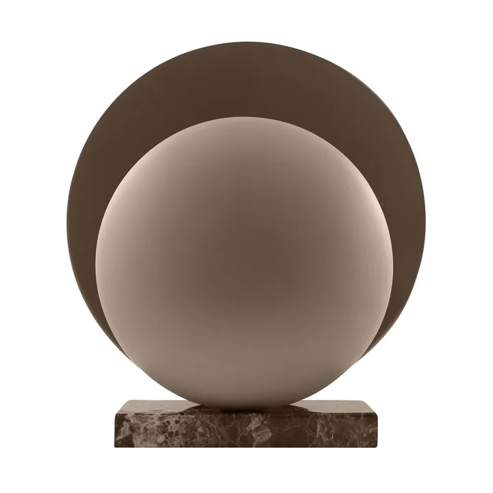 Orbit table lamp - Mocha, brown marble - Globen Lighting