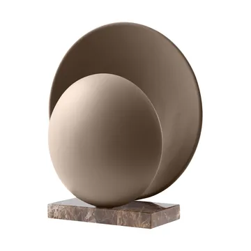 Orbit table lamp - Mocha, brown marble - Globen Lighting