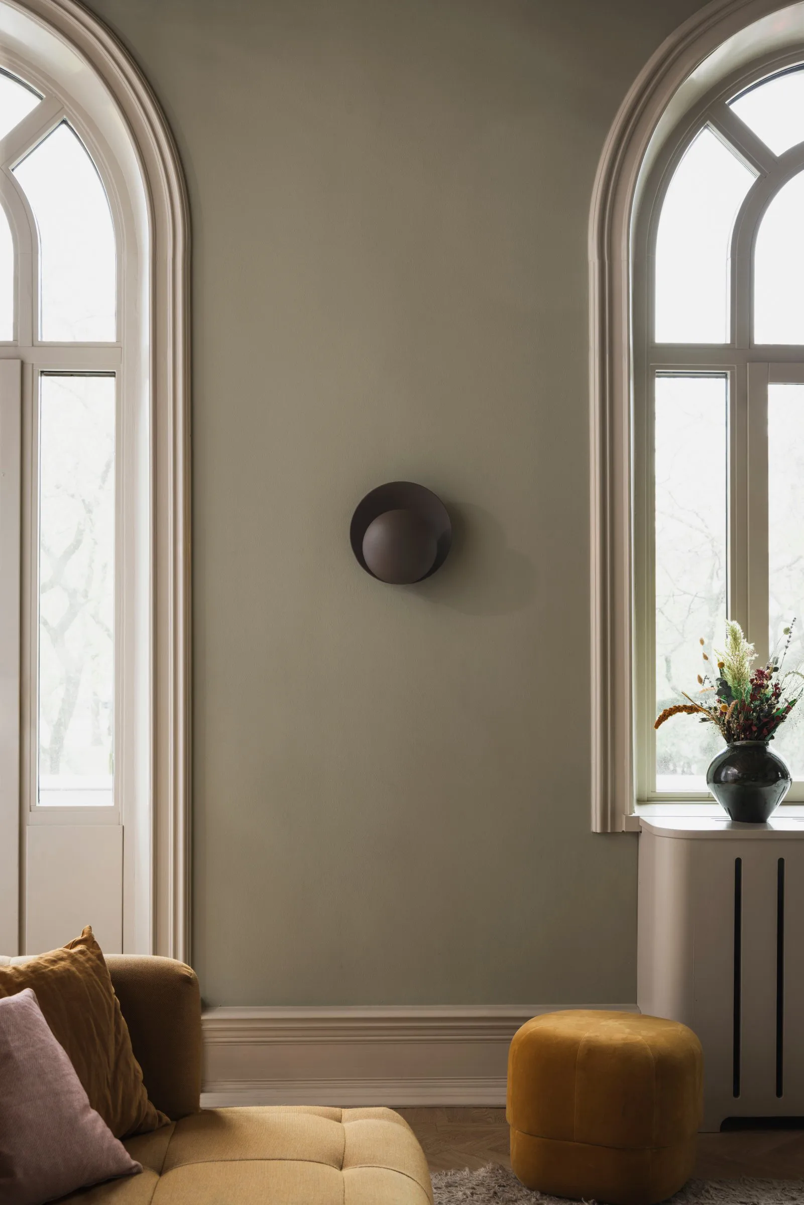 Orbit wall lamp, Mocha Globen Lighting