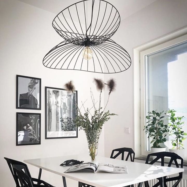 Ray ceiling lamp Ø 70 cm, black Globen Lighting