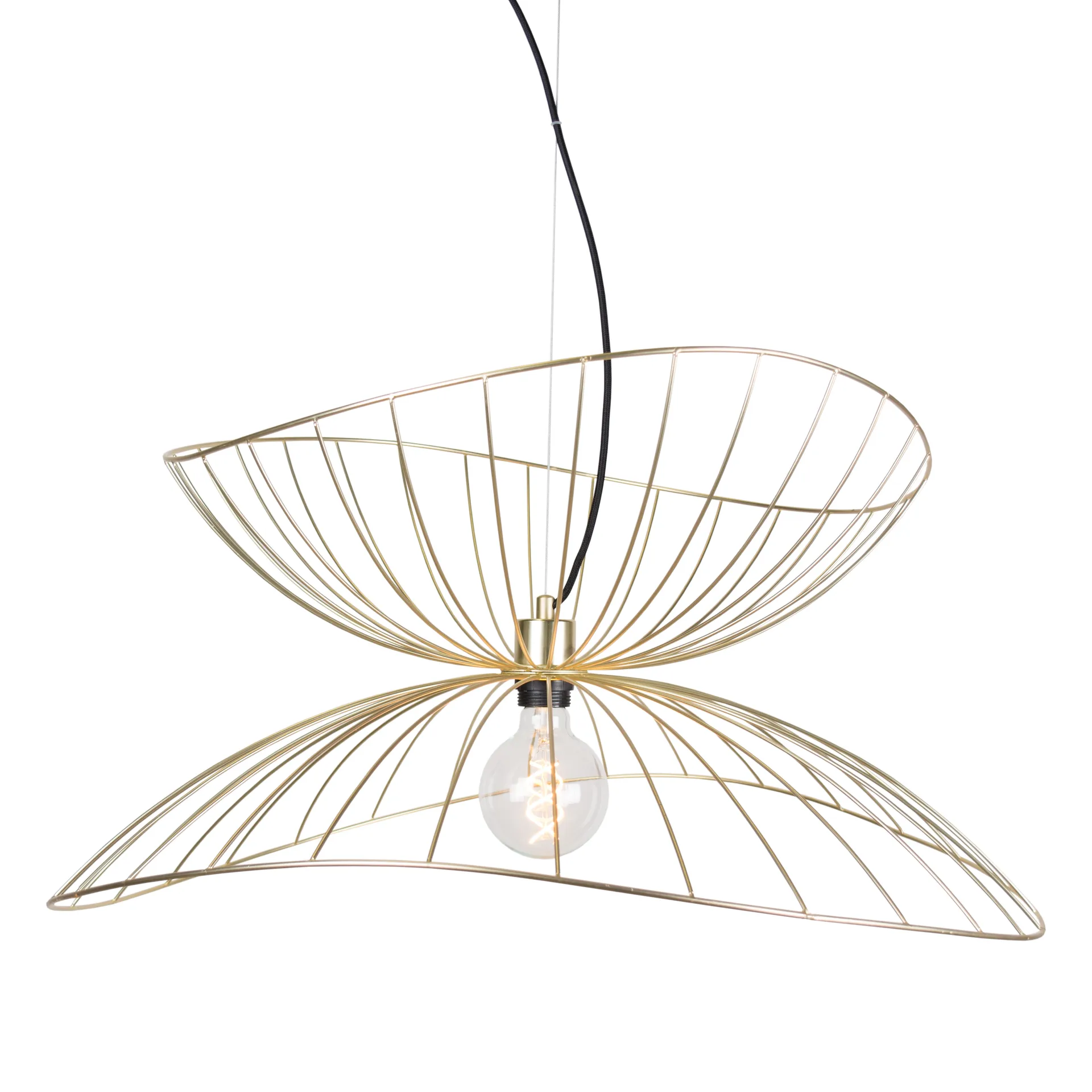 Ray ceiling lamp Ø70 cm, brass Globen Lighting