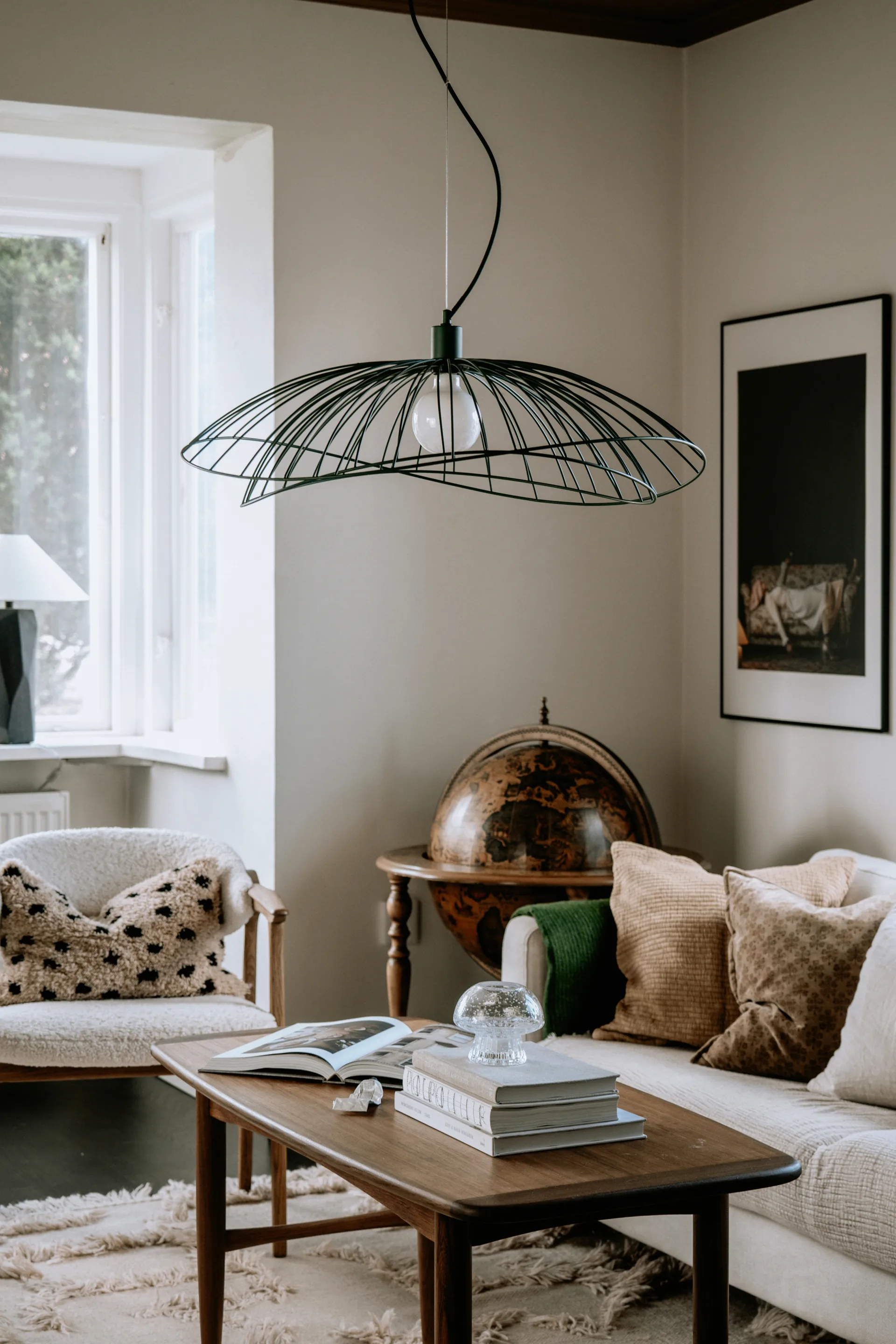 Ray ceiling lamp Ø70 cm, Green Globen Lighting