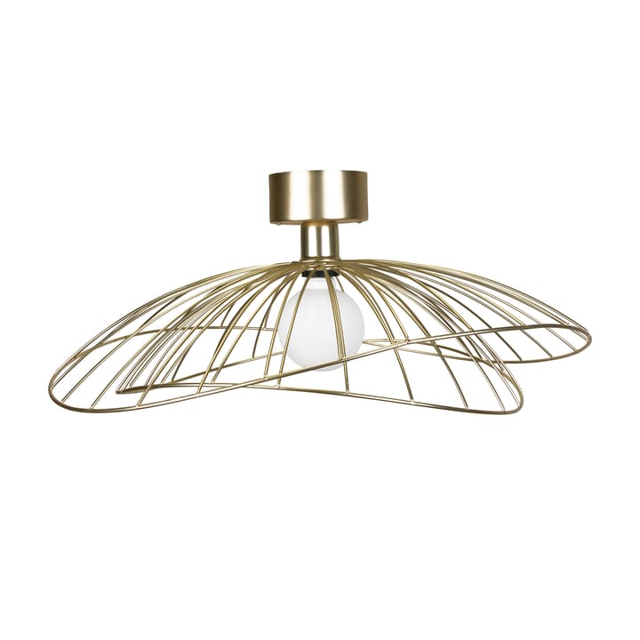 Ray ceiling light, brushed brass Globen Lighting