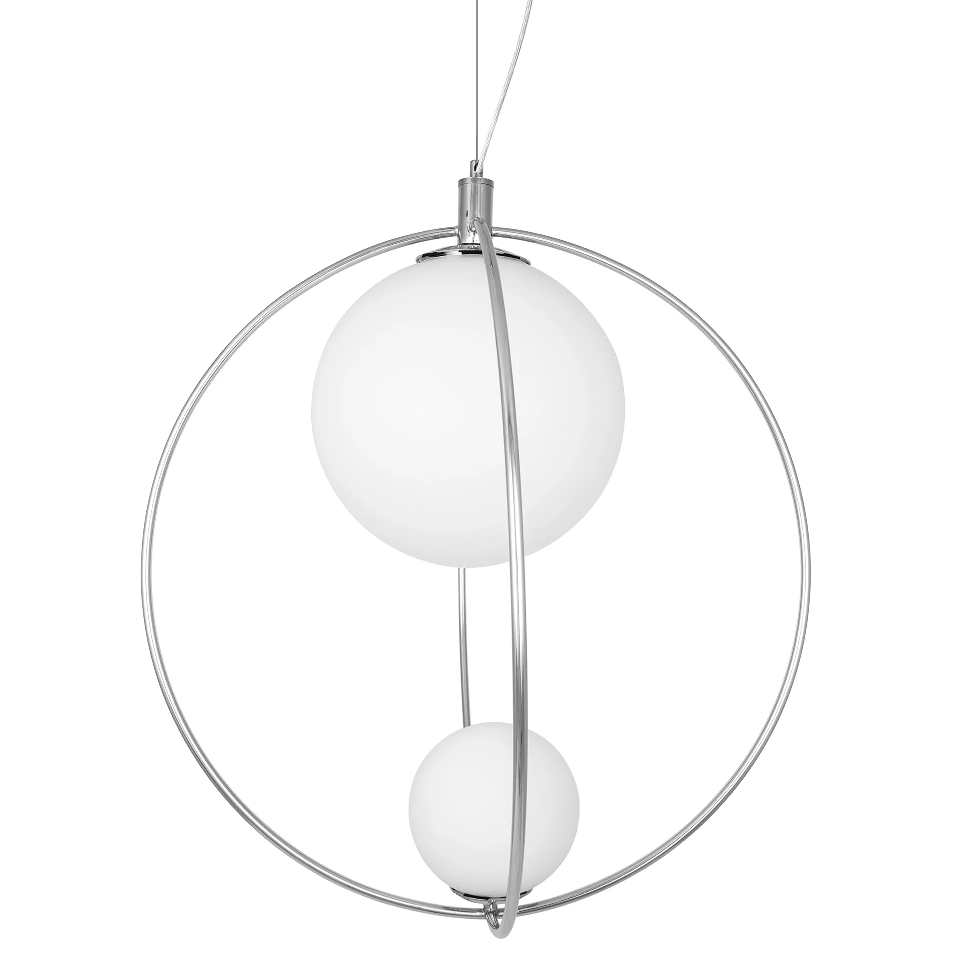 Saint ceiling lamp Ø60 cm, Chrome Globen Lighting