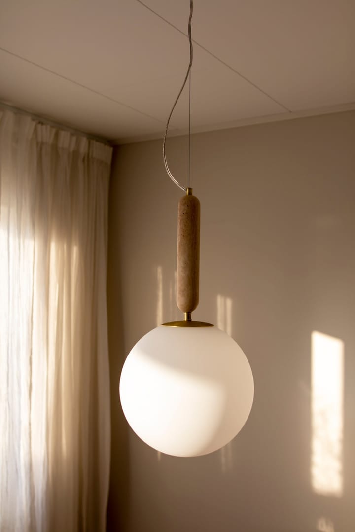 Torrano pendant lamp 30 cm, Travertine Globen Lighting
