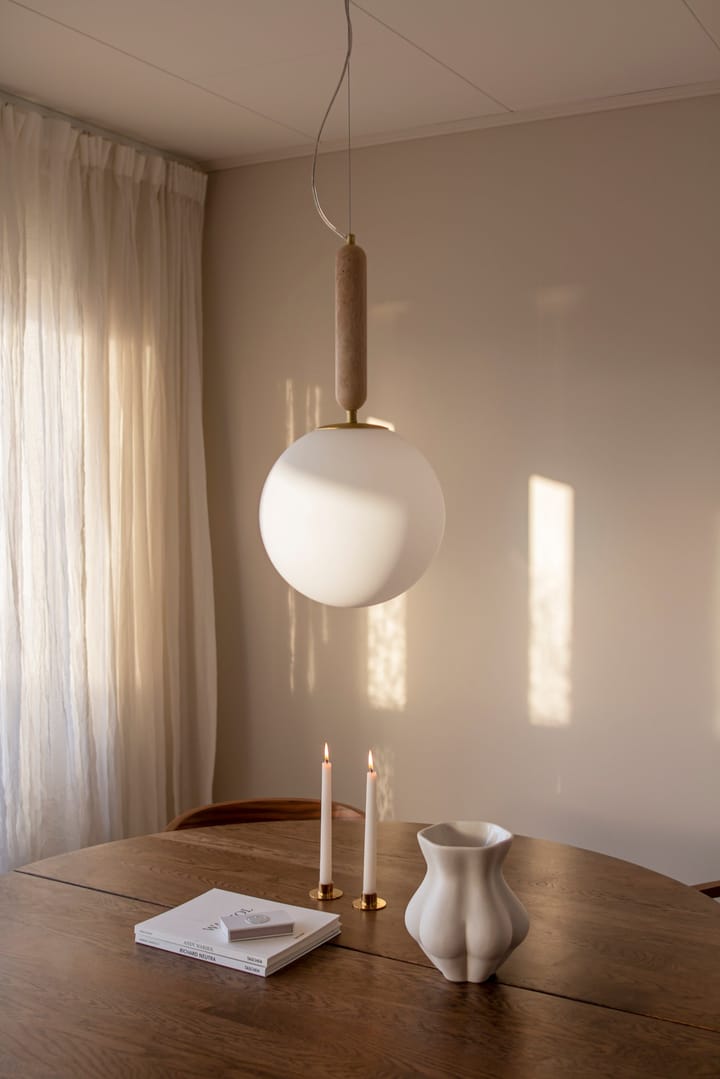 Torrano pendant lamp 30 cm, Travertine Globen Lighting