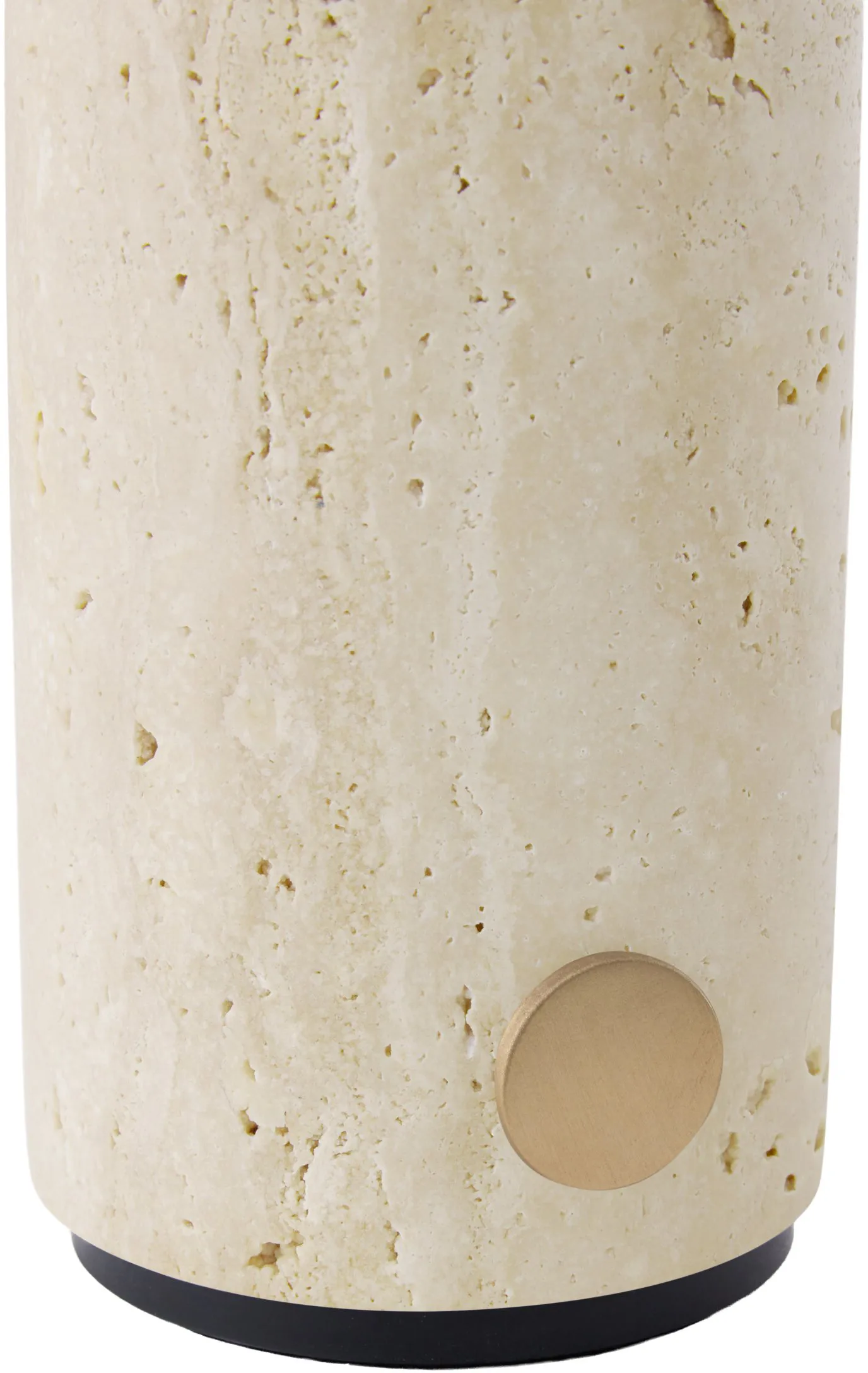 Torrano portable table lamp, Beige travertine, 27,5 cm Globen Lighting