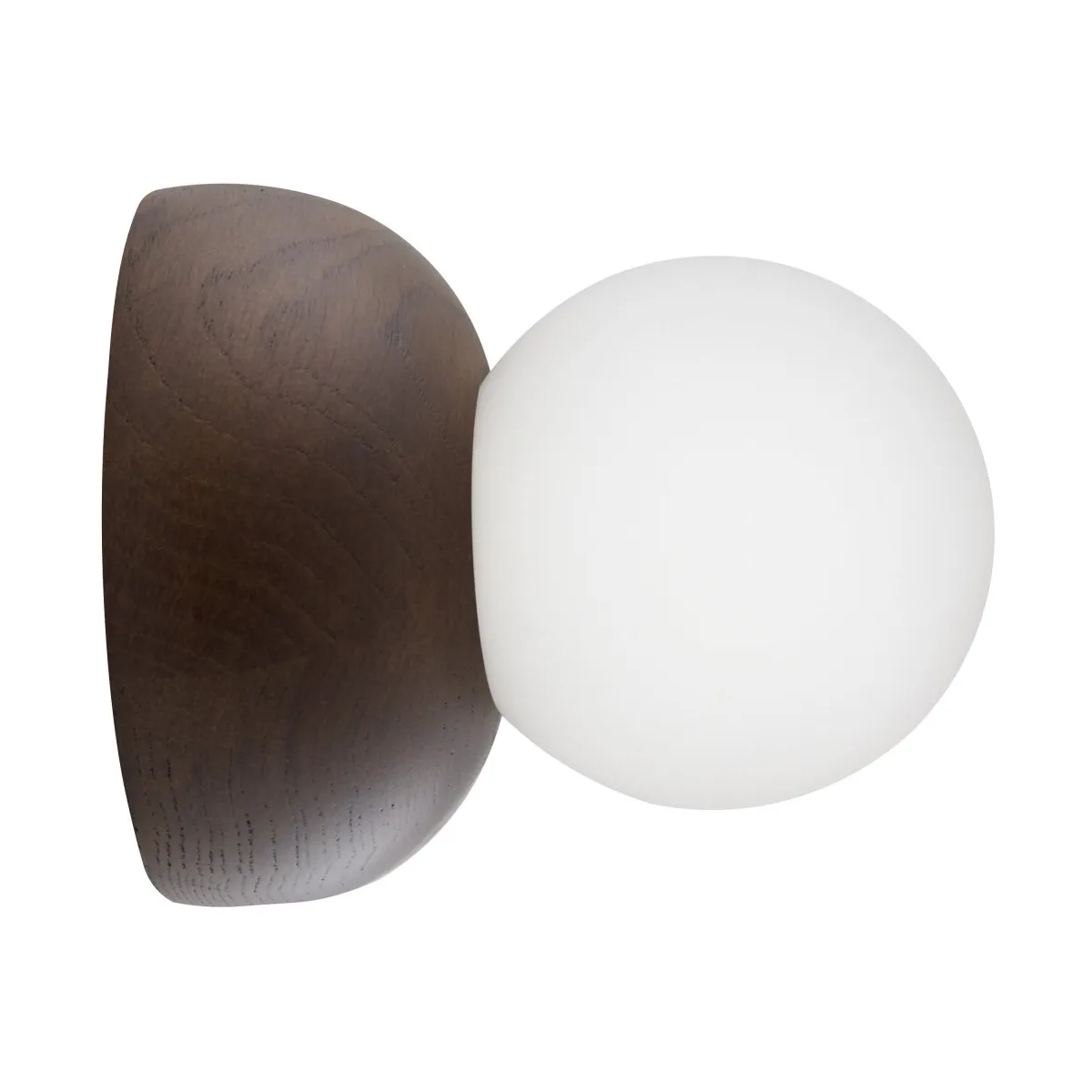 Torrano wall lamp/ceiling lamp 13 cm, Brown stained oak Globen Lighting
