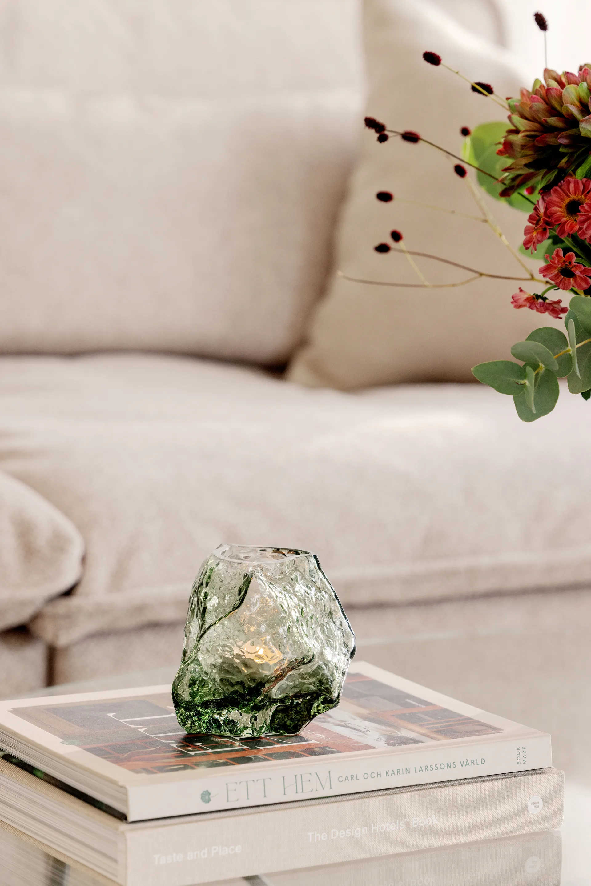 Valerie 12 tealight holders, Green Globen Lighting