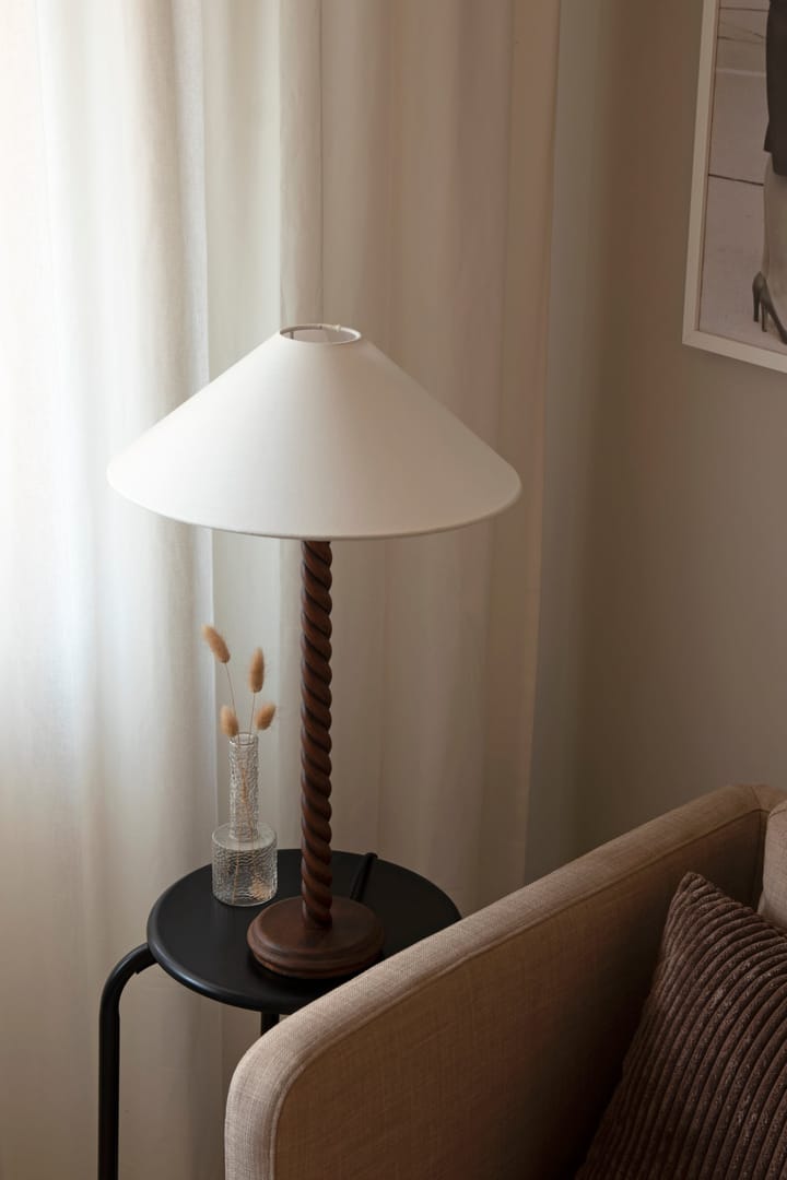 Willow lamp base 48 cm, Walnut Globen Lighting