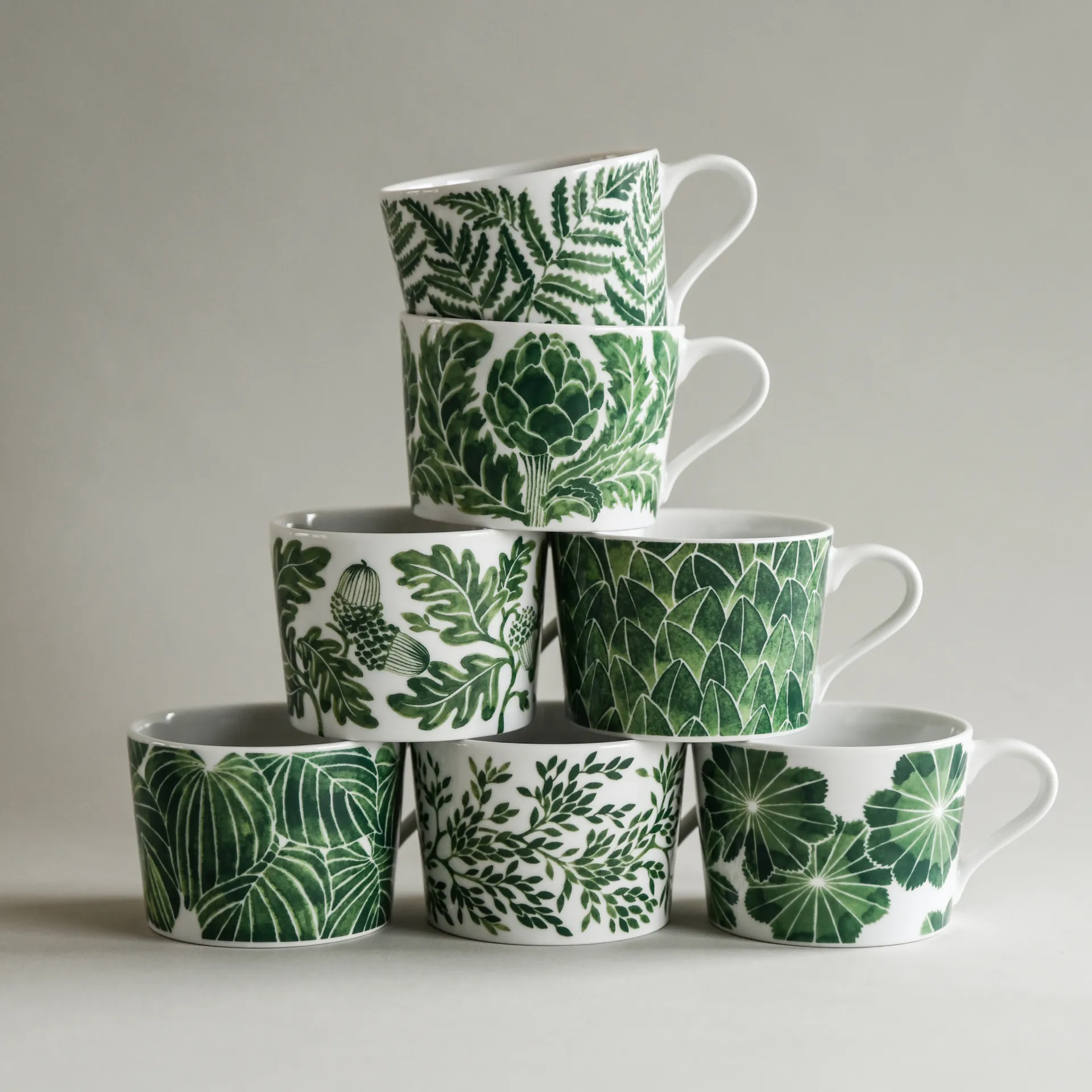 Artichoke cup 24 cl, Green Götefors Porslin