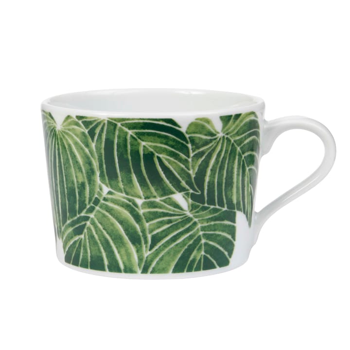 Botanica cup with handle green, funkia Götefors Porslin