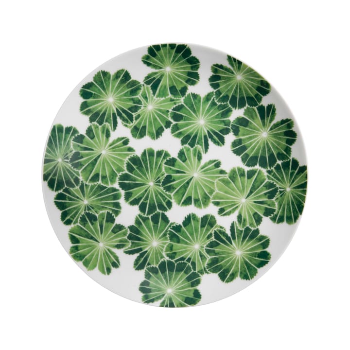 Lady's mantle small plate, green Götefors Porslin