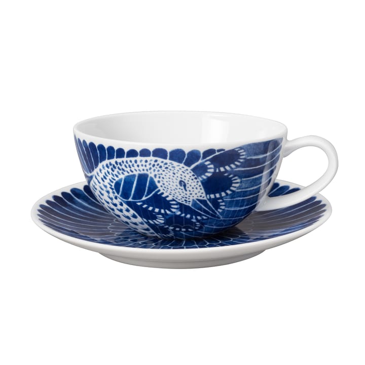 Selma tea cup with saucer, Ø 16 cm Götefors Porslin