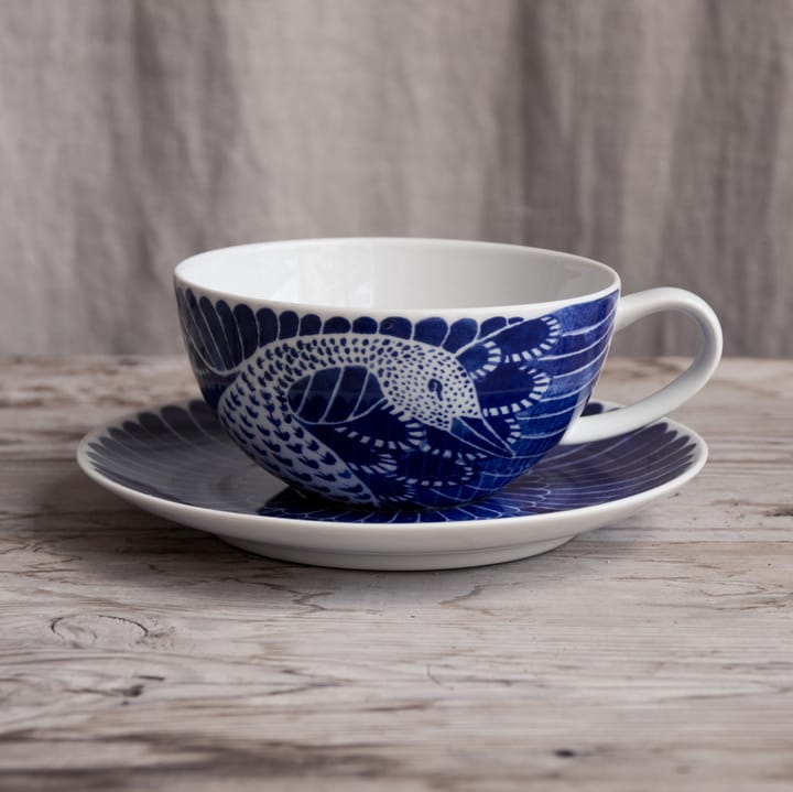 Selma tea cup with saucer, Ø 16 cm Götefors Porslin