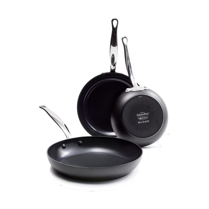 Barcelona frying pan set 3 pieces, Black GreenPan