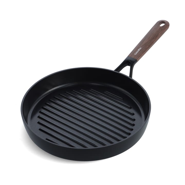 Eco Smartshape griddle pan 28 cm, Dark wood GreenPan