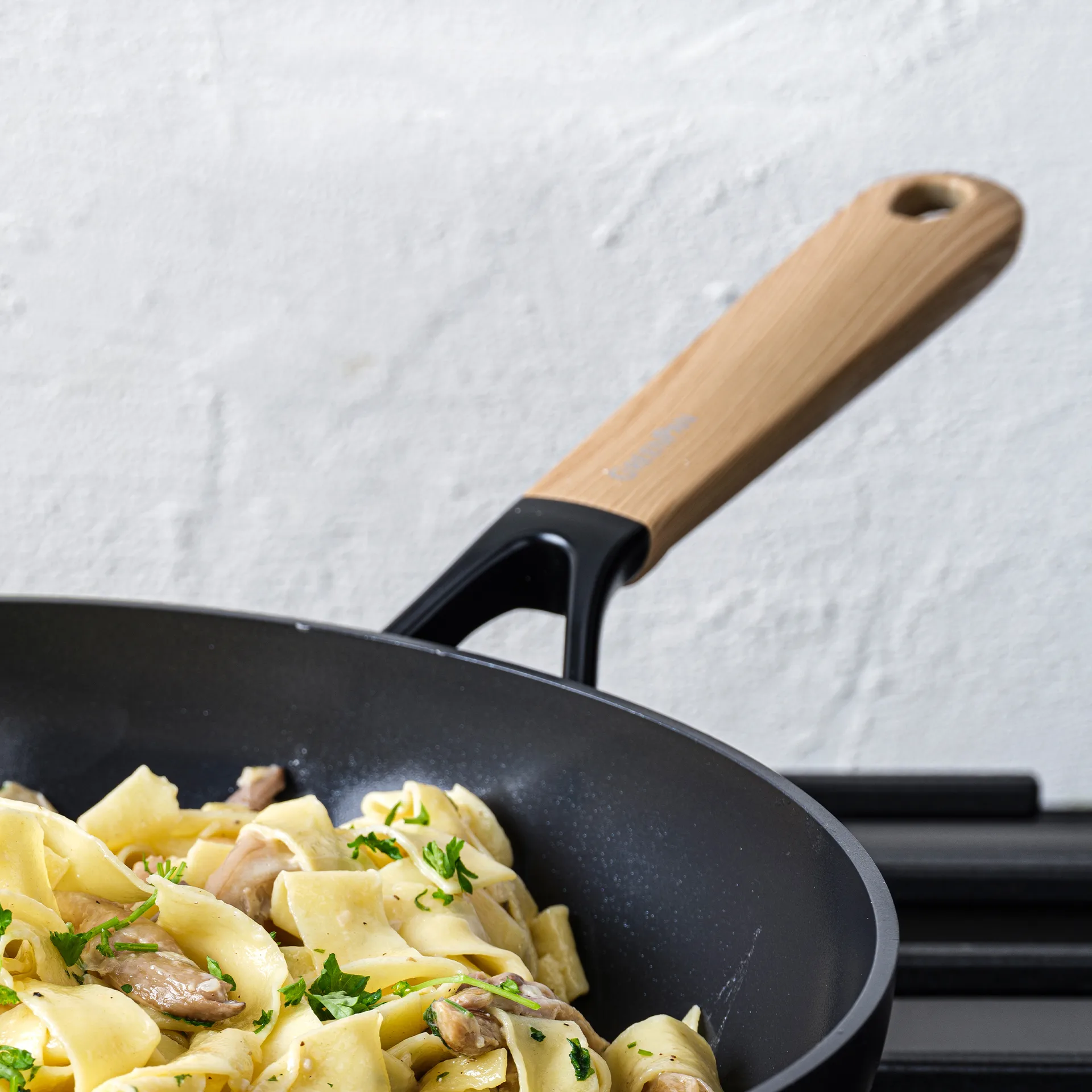 Eco Smartshape wok 28 cm, Light wood GreenPan