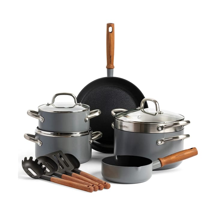 Mayflower Pro casserole and frying pan set, 13 parts GreenPan
