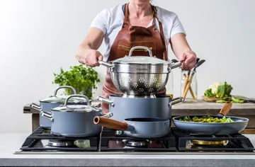 Mayflower Pro casserole and frying pan set - 13 pieces - GreenPan