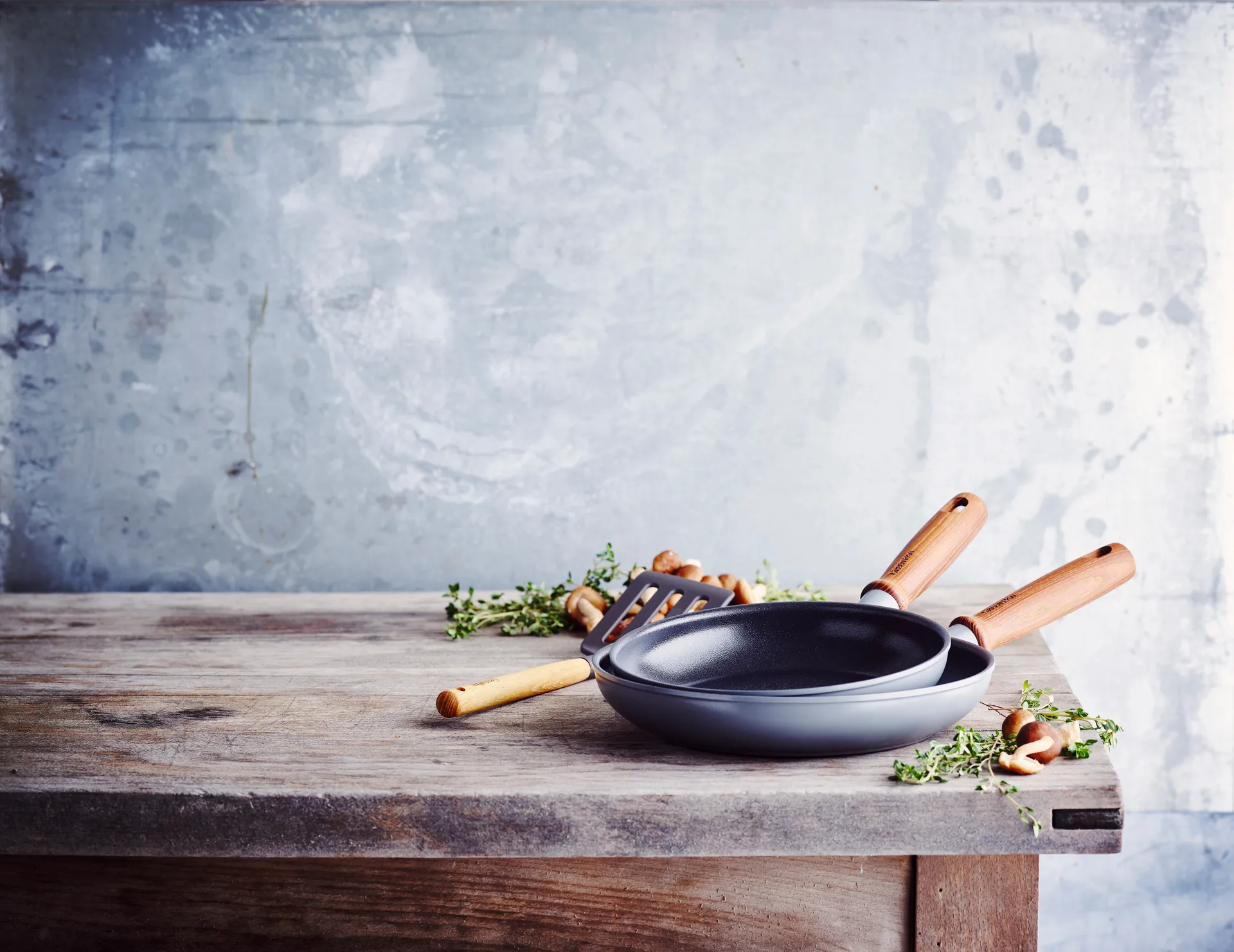 Mayflower Pro frying pan set + spatula, 3 pieces GreenPan