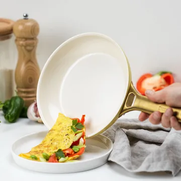 Padova casserole and frying pan set 10 parts - Sunshine yellow - GreenPan
