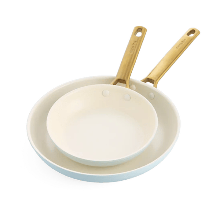 Padova frying pan set 20 + 26 cm, Light blue GreenPan