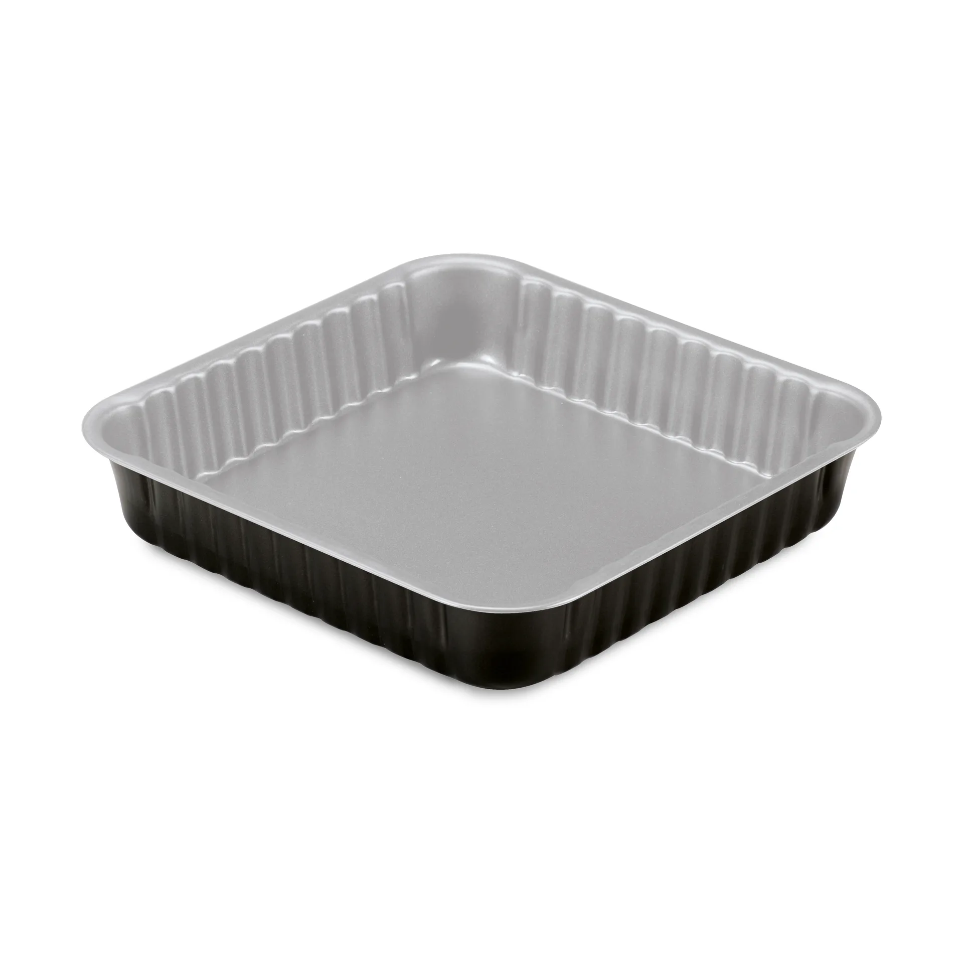 Silver Elegance baking dish, Steel, square, 24x4.5 cm Guardini