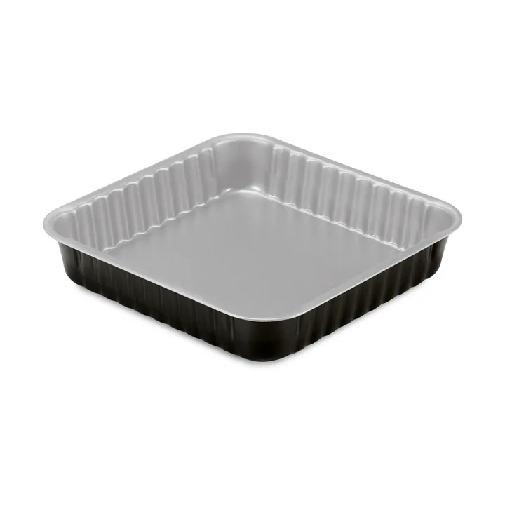 Silver Elegance baking dish - Steel, square, 24x4.5 cm - Guardini