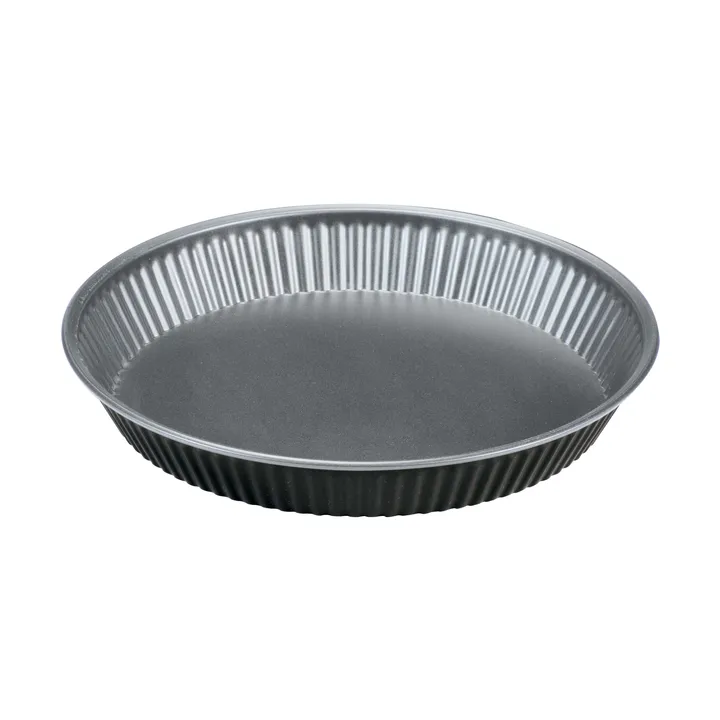 Silver Elegance pie/tart pan - Steel, round, Ø28x4 cm - Guardini