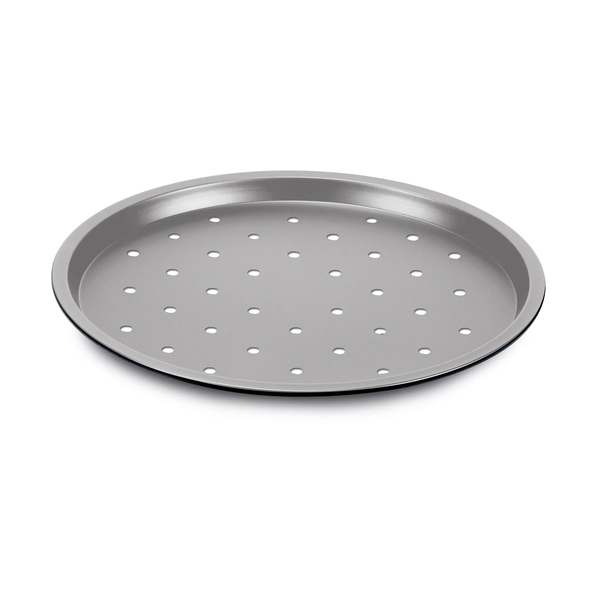 Silver Elegance pizza pan, Steel, perforated, Ø32 cm Guardini