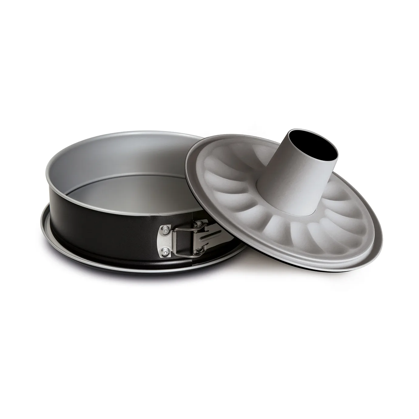 Silver Elegance springform, Steel, including center cone, Ø26 cm Guardini