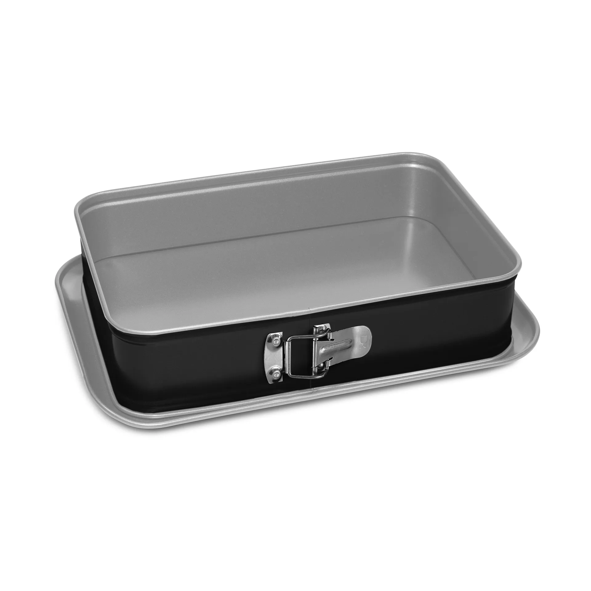 Silver Elegance springform, Steel, rectangular, 27x19x7 cm Guardini