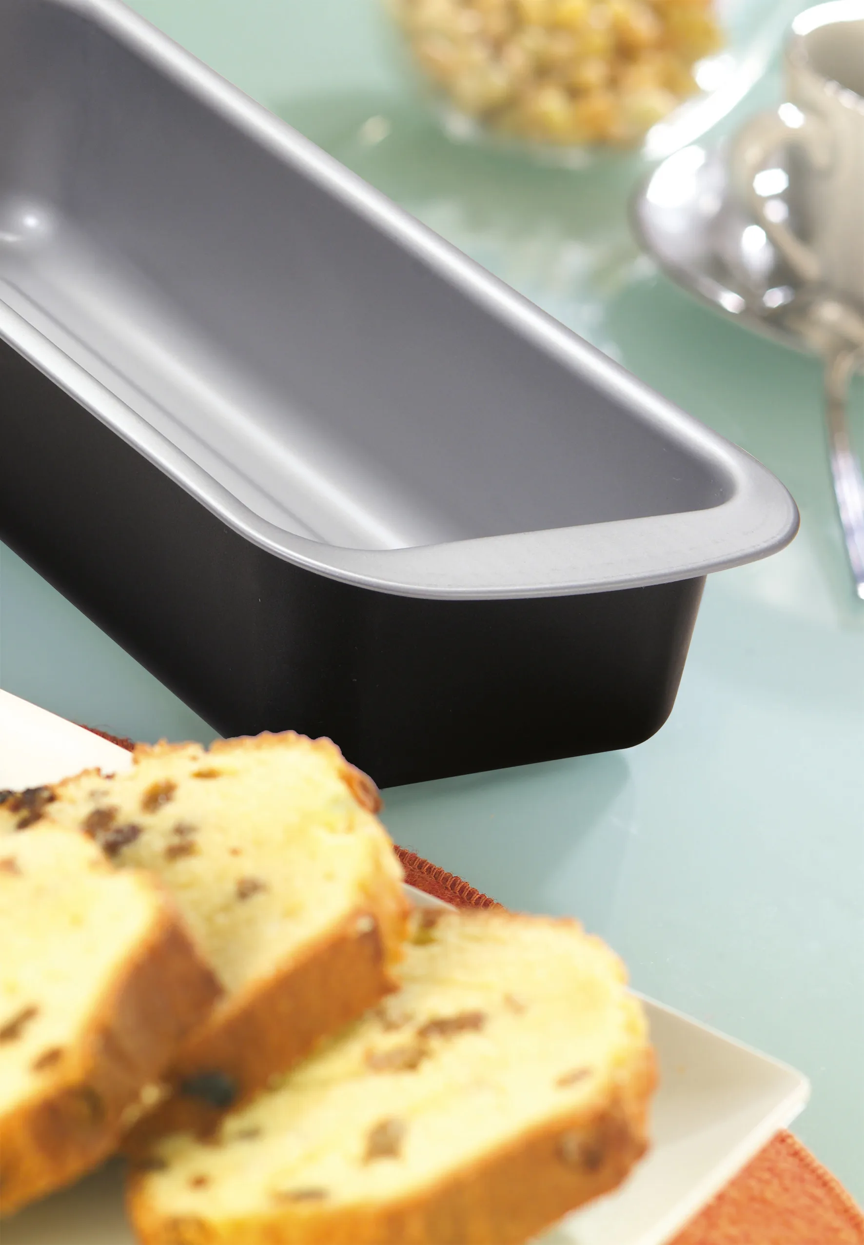 Silver Eligance bread tin, Steel, 25x11x6.4 cm Guardini