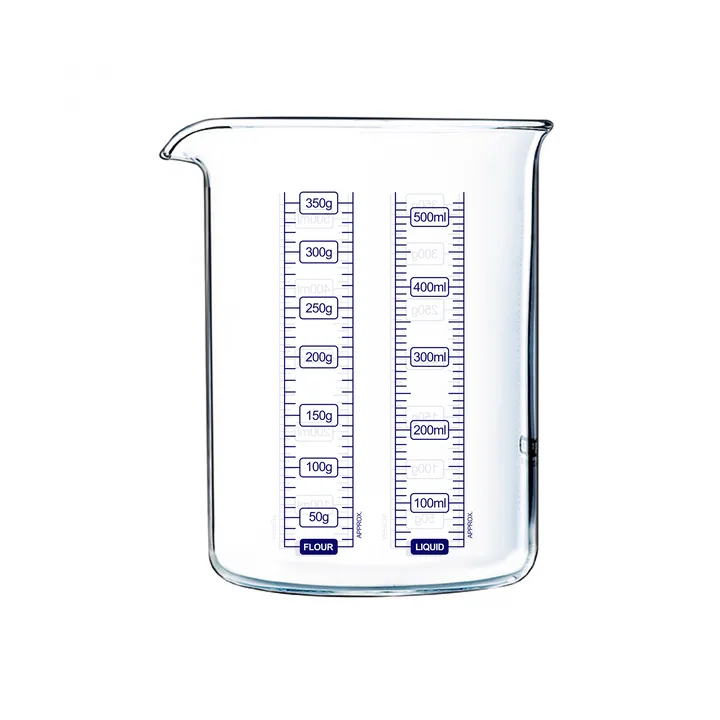 Vetro measuring cup - Glass, Ø7×13.8 cm - Guardini