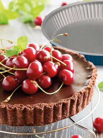 Xbake pie dish - Steel, round, Ø28x4 cm - Guardini