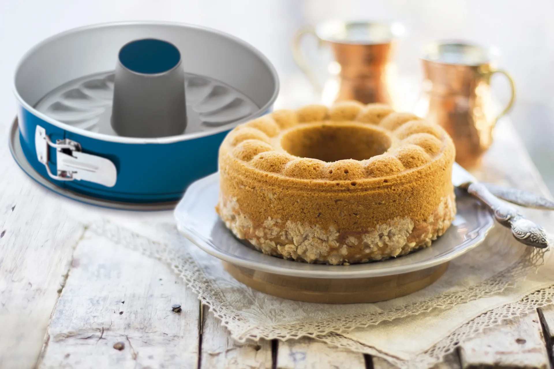 Xbake springform, Steel, removable center cone, Ø26 cm Guardini