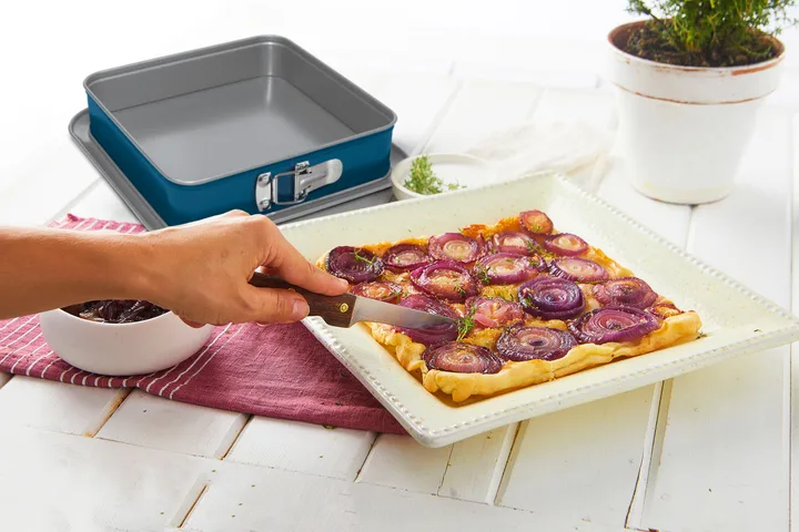 Xbake springform - Steel, square, 24x7 cm - Guardini