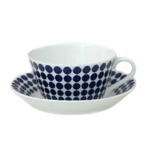 Adam tea set - tea cup + saucer - Gustafsbergs Porslinsfabrik