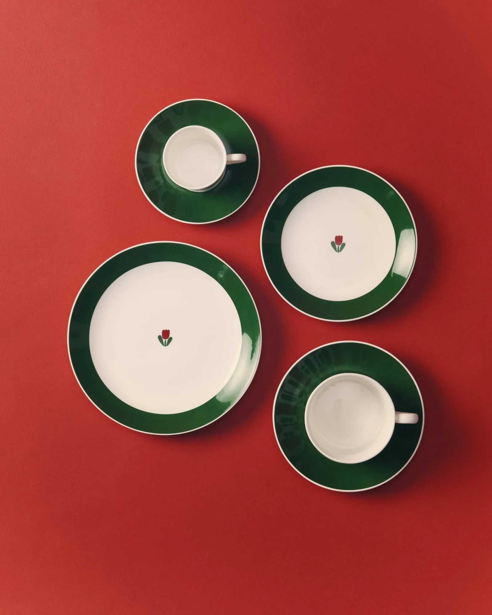 JULIANA coffee set, Red, straight Gustafsbergs Porslinsfabrik