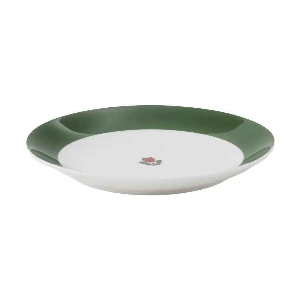 JULIANA plate, Red, without rim, Ø18 cm Gustafsbergs Porslinsfabrik